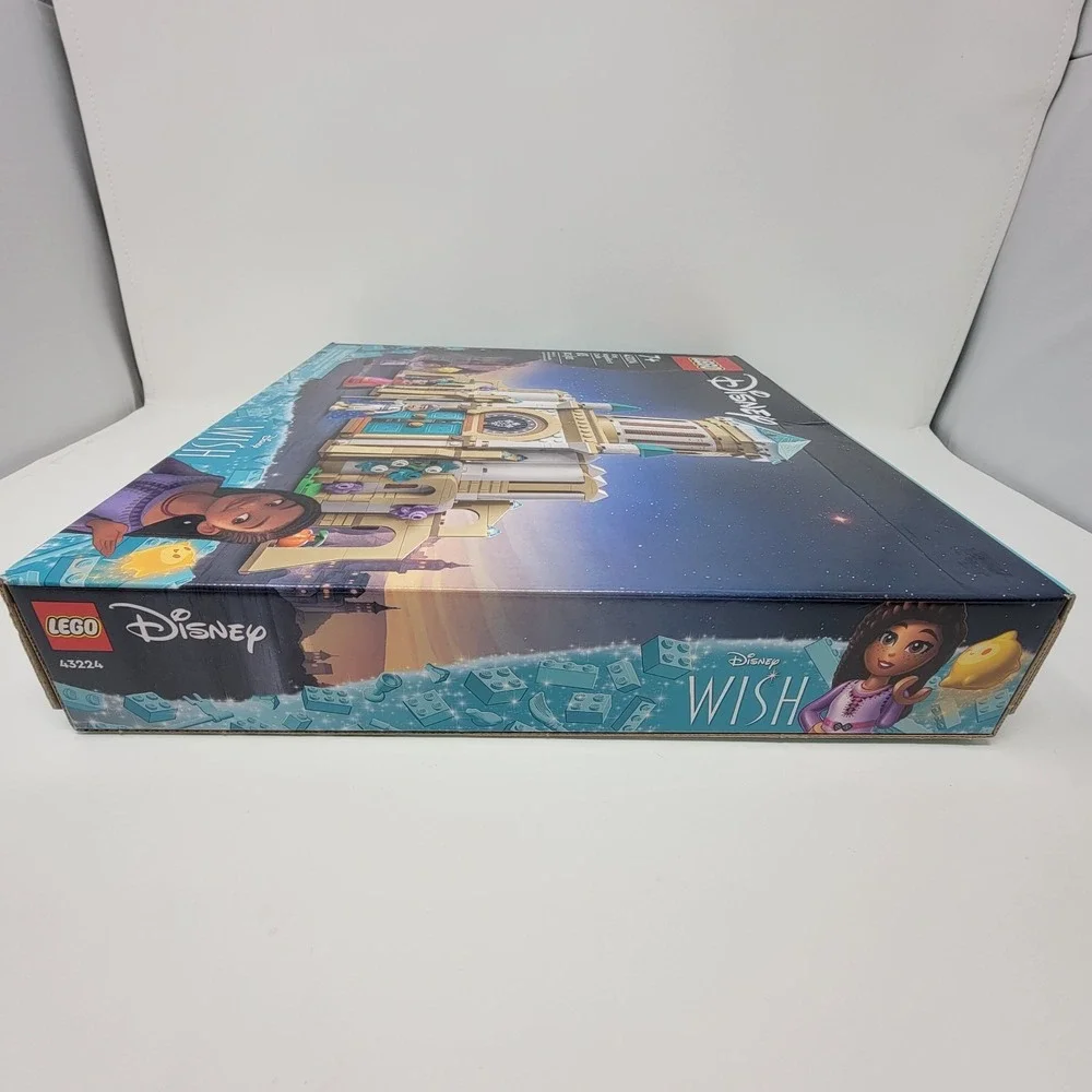 New LEGO 43224 Disney Wish King Magnifico's Castle Building Toy Set - 613 pieces